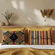 Housse de coussin imprimée animal de compagnie pour salon et bureau - Polyester confortable