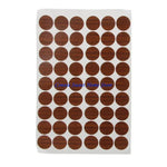 autocollants imitation bois marron beige noir protégeant vis simples anti rustine uv 54pcs