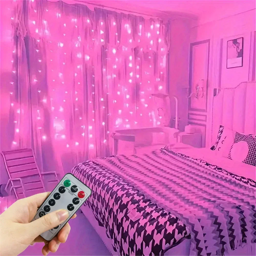 guirlande lumineuse multicolore modes télécommande clips led usb moderne festifs