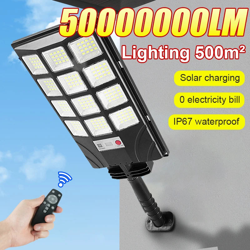lumière solaire led moderne noire étanche jardin patio