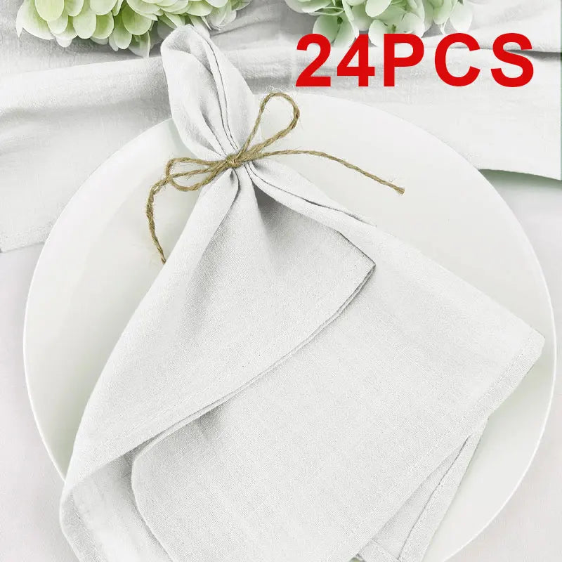 serviettes table violet blanc texture lin classique 40cm 40cm pack 6pcs pack 12pcs pack