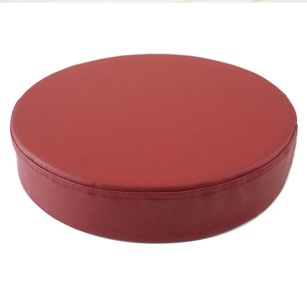 coussin rond imperméable mousse pe tissu uni moderne rouge marron bleu gris vert orange