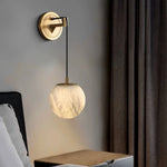 lampe murale moderne or noir marbre led cuisine chambre salon