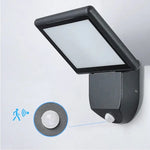 lampe murale led extérieure étanche noir moderne capteur mouvement waterproof industrielle aluminium