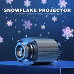 projecteur flocons neige blanc gris bleu violet moderne adhésif extérieur led certifié rohs