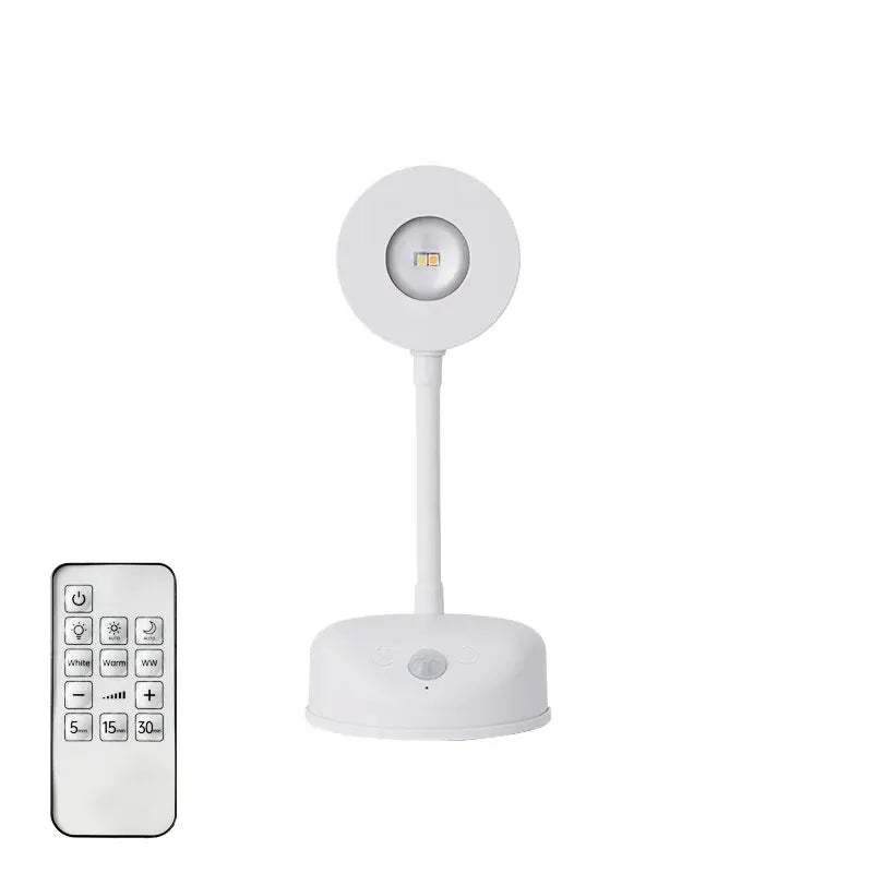 veilleuse murale mouvement led recharge usb télécommande blanc noir moderne minimaliste