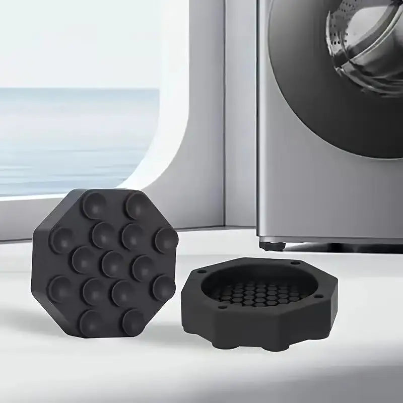 protecteurs pieds anti dérapants noir pratiques machines laver meubles pièces silicone rond bosses