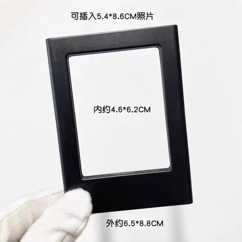 cadres photo aimants couleurs modernes étoiles coeurs triangles transparents photo frame porte portrait minimalist