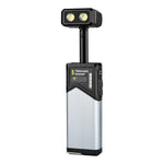 lampe torche rechargeable aimantée réglable noir moderne rayures horizontales