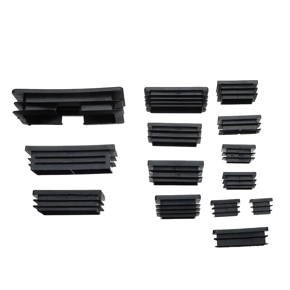 cache pieds adhésifs noirs pratiques rectangle carré anti poussière 10 pièces utilitaires