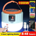 lampe portable camping rechargeable usb solaire led indicateur batterie poignée abatjour moderne