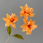 décoration intérieure bouquet artificiel moderne vase rectangulaire rouge blanc orange bleu rose jaune beige