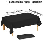 nappe jetable noire brillante élégante table fête anniversaire mariage baptême noël