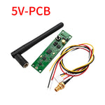 contrôleur dmx512 sans fil pcb vert antenne noire câbles colorés électronique technologie dmx