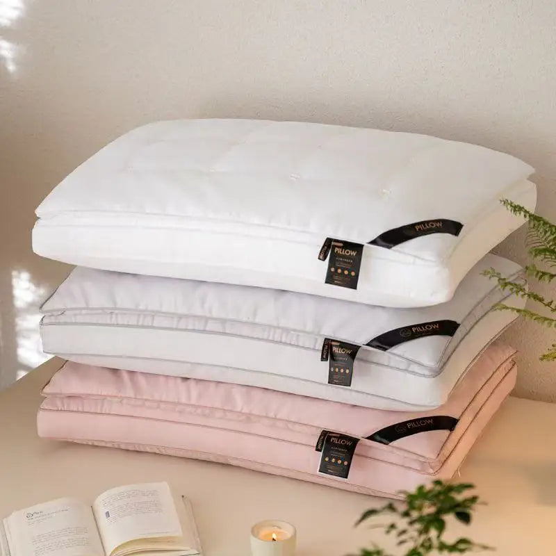oreiller blanc moderne élégant patchwork fleur coton polyester 48x74cm doux léger massage qualité supérieure