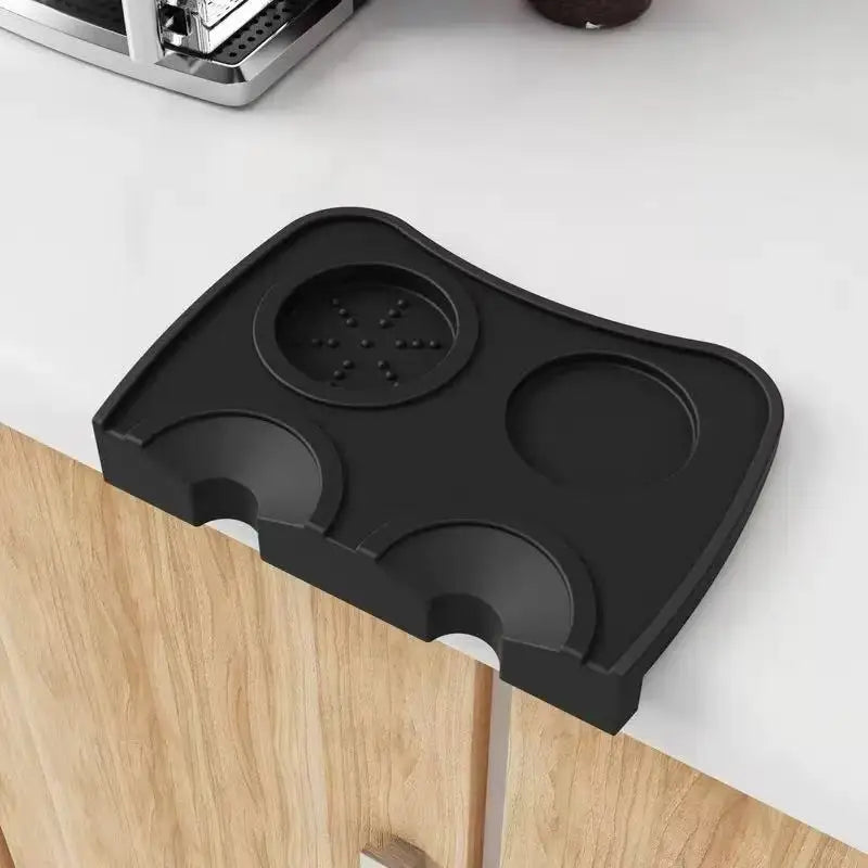 tapis cuisine silicone moderne noir 60x40cm 25x20cm antidérapant sans gâchis