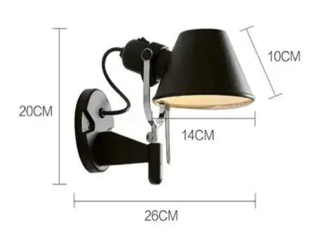 lampe moderne argentée réglable sans filaire opaquer nordiqueTouchable switch