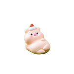 figurines cartoon mignon figurine bulldog oreiller cochon chapeau voiture tableau bord