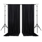 rideau noir uni polyester moderne événement anniversaire fête mariage valentin