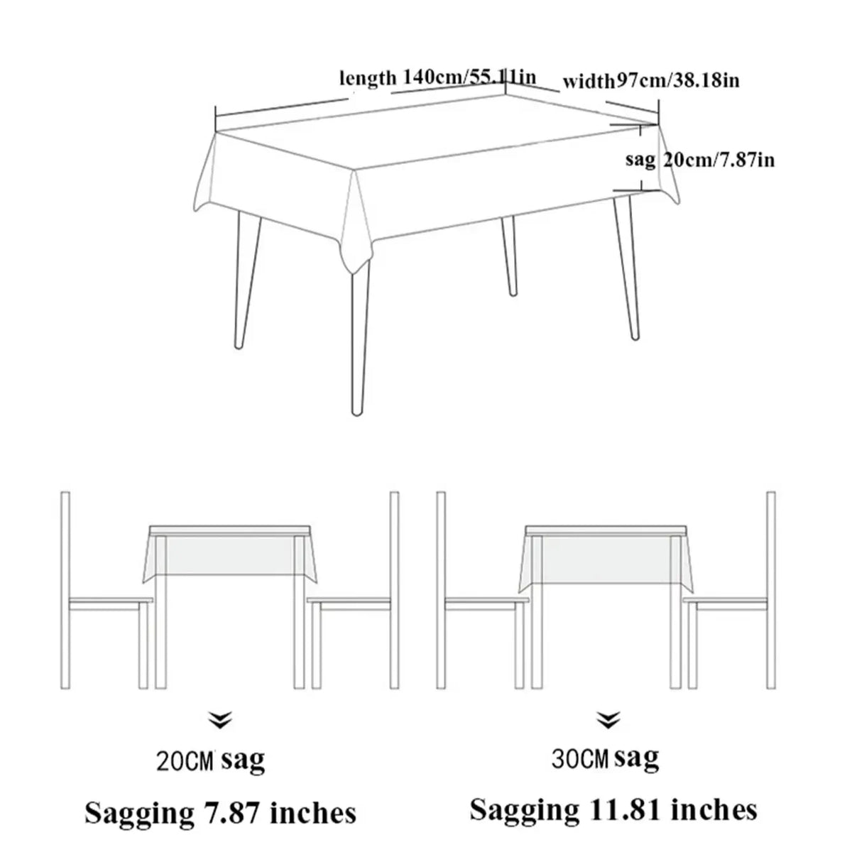 nappe table carreaux noirs moderne pvc blanc gris résistante huile imperméable minimaliste