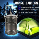 lanterne portable camping moderne transparente led noir gris compact anneau métallique rechargeable