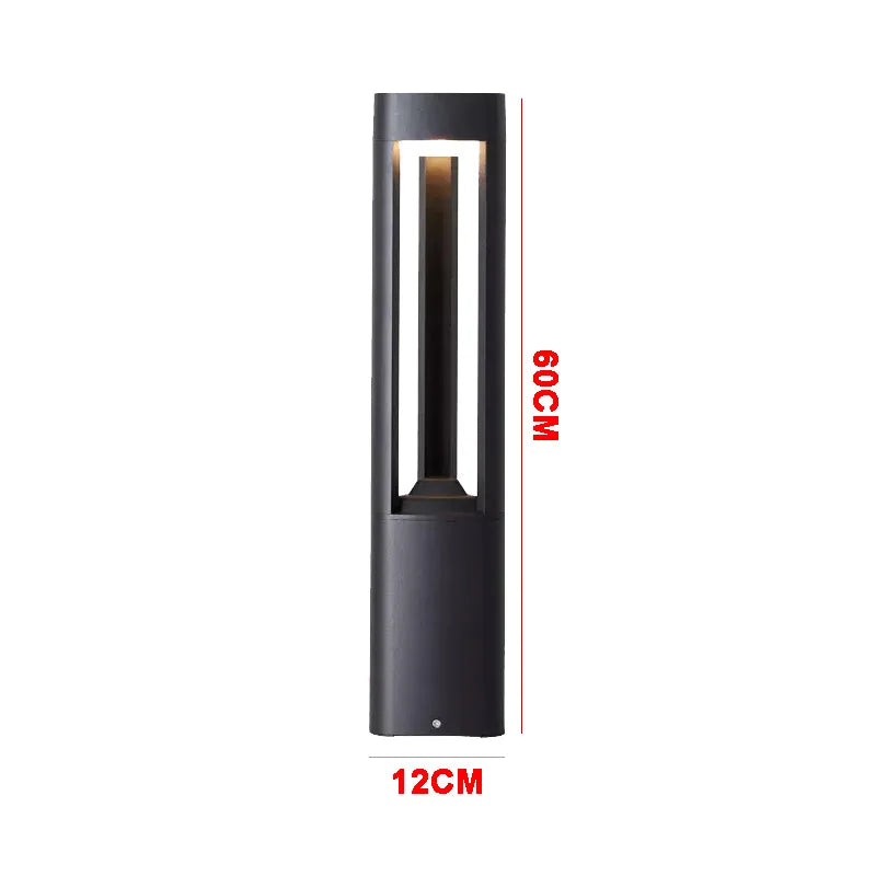 lampe led moderne industrielle noire ip65 eyelets extérieure aluminium opaque fixations