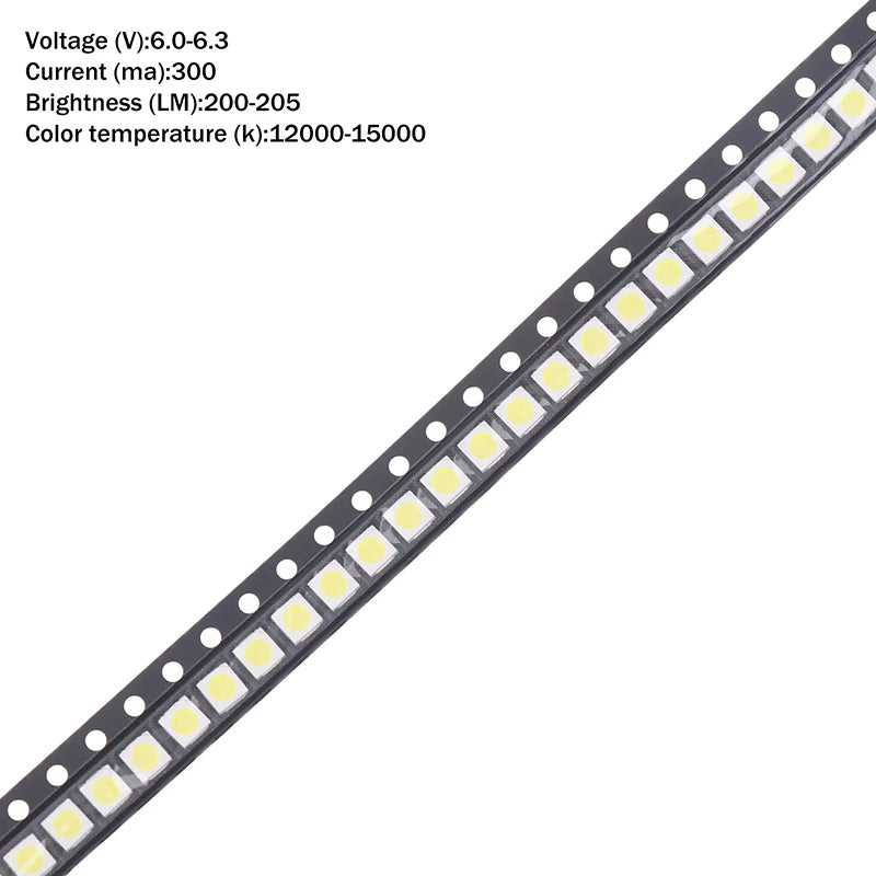 diodes led blanc jaune carrées électronique lumineuses rétroéclairage lcd application tv emc 3030c w3c3