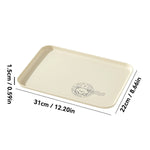 assiettes modernes plastique imprimées ours tasse cuillère serviette dessin animé minimaliste