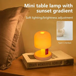 lampe table moderne rechargeable blanc orange matériau abs flux lumineux 249 2000 usb tactile