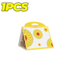 piège papillons pièges mouches autocollants phéromones fleurs papillons graphique Jaune Rouge Blanc