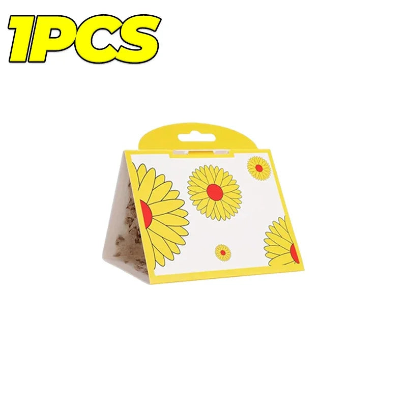 piège papillons pièges mouches autocollants phéromones fleurs papillons graphique Jaune Rouge Blanc