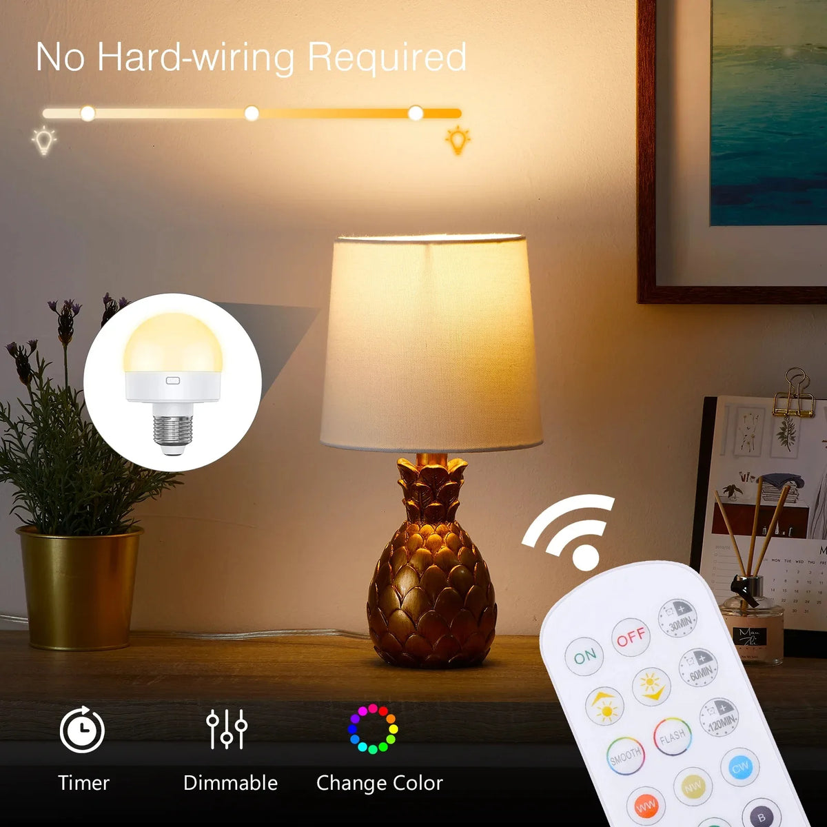 ampoule led rechargeable veilleuse e27 e26 rgb blanc moderne télécommande charge usb