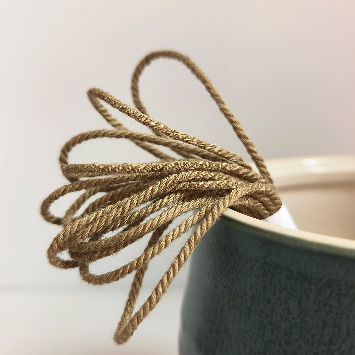 corde macramé coton pur torsadée bijoux artisanaux projets créatifs diy fait main