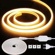 bande lumineuse led flexible 20m blanc chaud 3000k connecteurs modernes