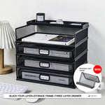rangement multifonctionnel rack noir blanc vert maille métallique moderne document porte cartes étiquettes chanel