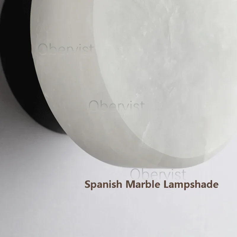 lampe murale cuivre led blanc marbré moderne autonome flux lumineux certifications sécurité
