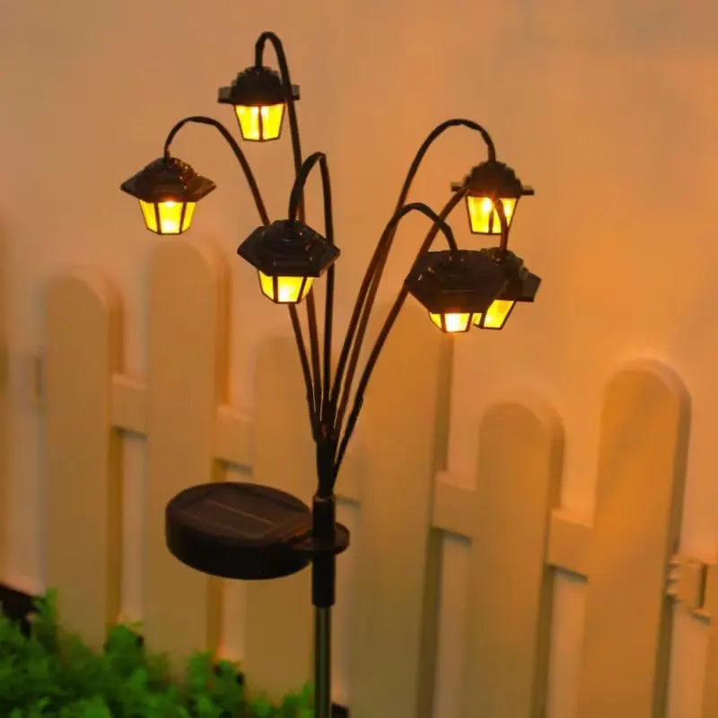 lampions solaires extérieurs noirs led modernes jardin facile certifiés ip65 abs
