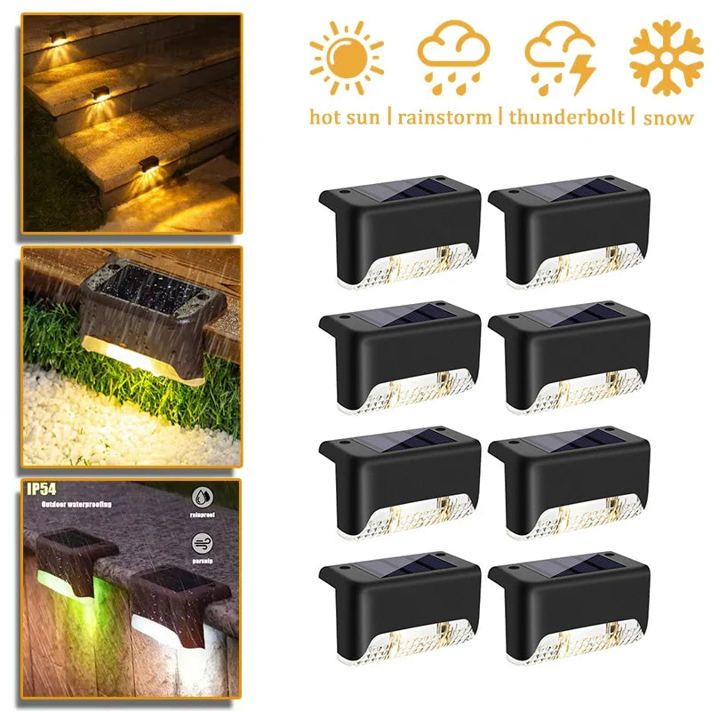 lampe solaire extérieure led noir moderne étanche autonome vis fixations jardin patio