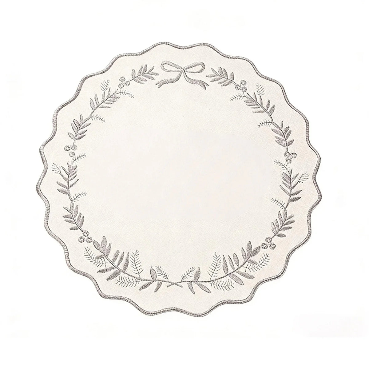 serviette table classique guirlande feuilles ruban blanc bleu orange rouge violet doré respectueux environnement