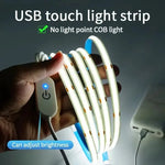 ruban led blanc flexible interrupteur tactile adhésif moderne minimaliste chambre salon décoration éclairageintérieur
