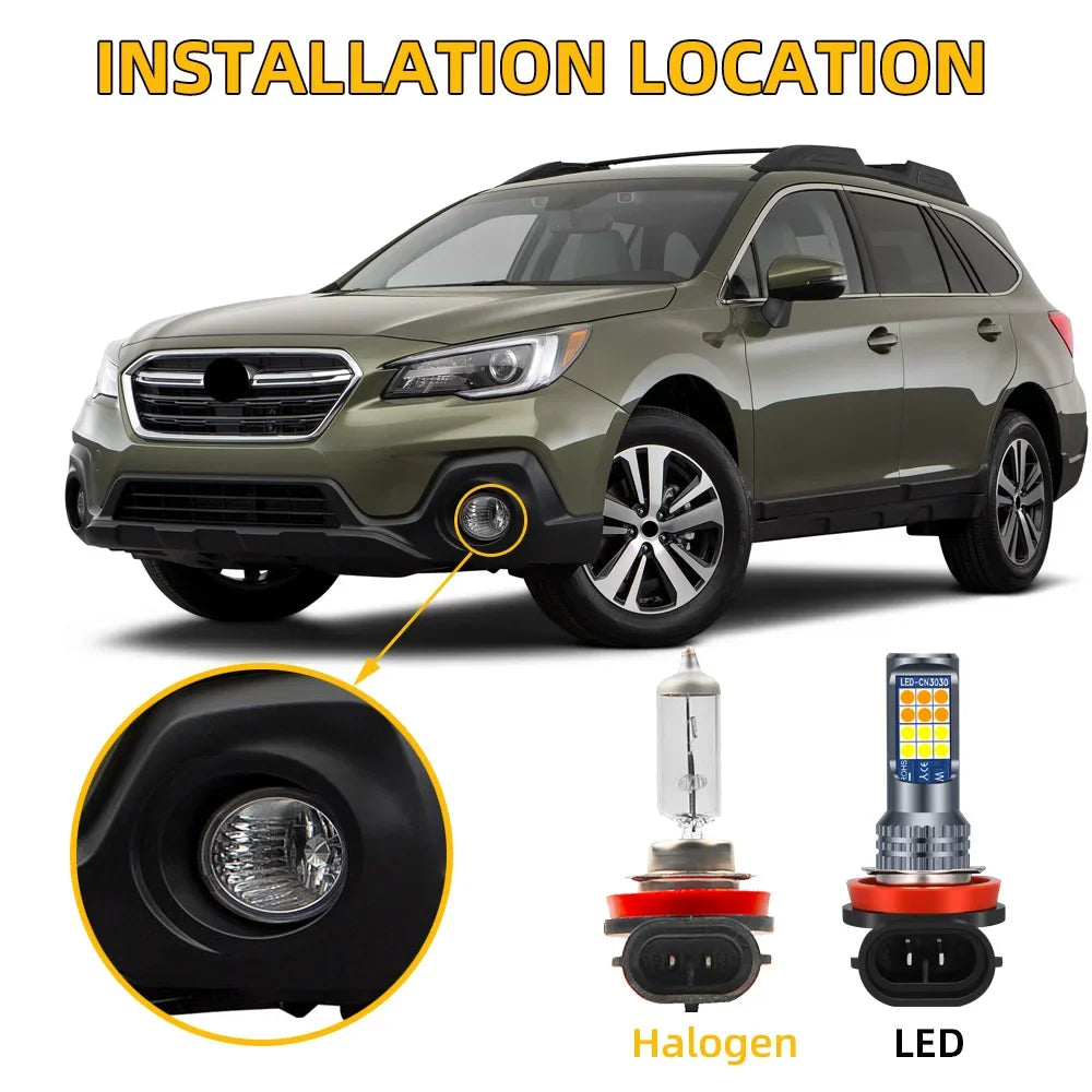 ampoules led antibrouillard blanc jaune moderne compact 30w pair 4000lm 6000k white 3000k yellow
