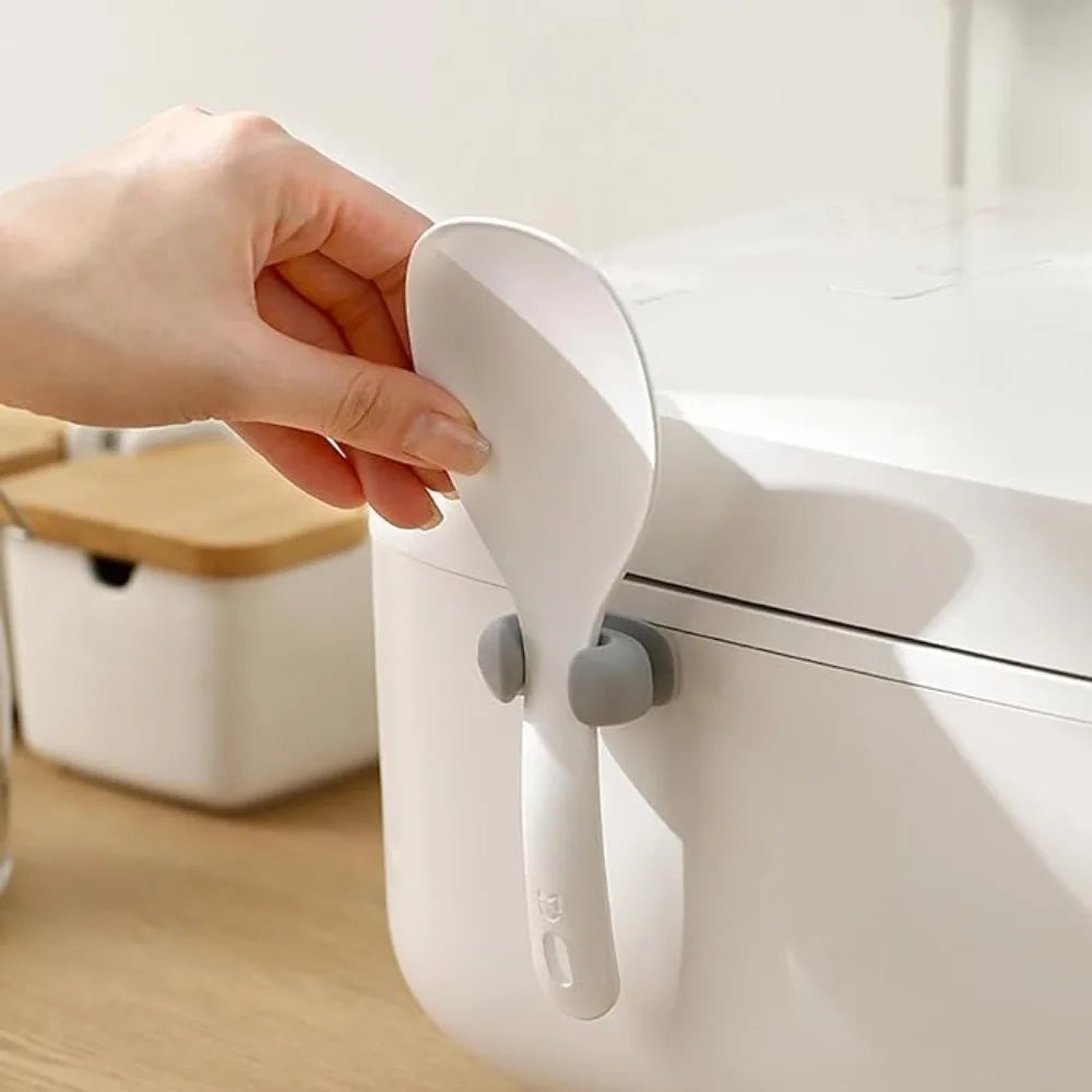 support couteau riz adhésif silicone couleur neutre moderne minimaliste blanc vert gris rose