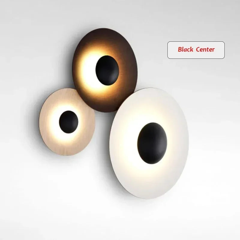 appliques murales modernes rose verte marron beige blanc violet fixation murale directe miroir centralOpaqueDisquesGranuleuxDesign