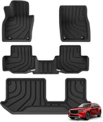 tapis sol voiture noir rayures horizontales antislip waterproof intérieur moderne