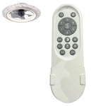 contrôleur lumière ventilateur blanc moderne télécommande variateur intensité six vitesses led application smartphone