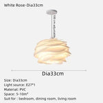 suspension lumineuse blanc rayures circulaires moderne câble suspendu flux lumineux 2000 82000 pvc opaque
