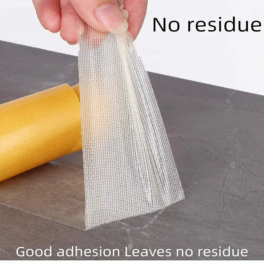 ruban adhésif double face blanc jaune maille fine transparent moderne 3cm 1000cm 3cm 500cm