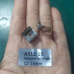 clips métalliques argentés industriels fixations support bandes led acier inoxydable certifications rohs