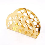 porte serviettes moderne or noir papillon motif ajouré élégant clips serviettes assiette fourchette