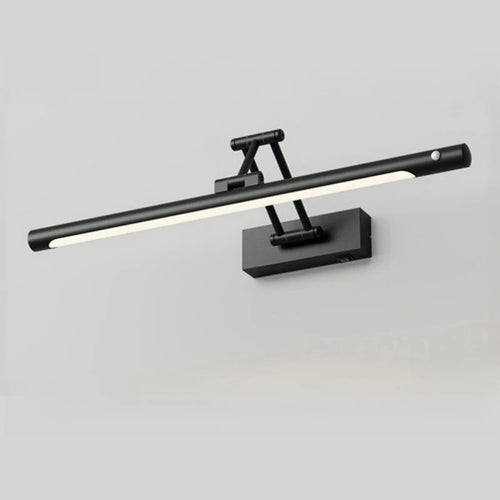 lampe salle bain murale led capteur mouvement moderne blanc noir chrome armoire douche cuisine